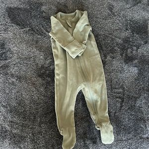 O2Baby Baby Boys Girls Organic Cotton Zip-Front Sleeper Pajamas